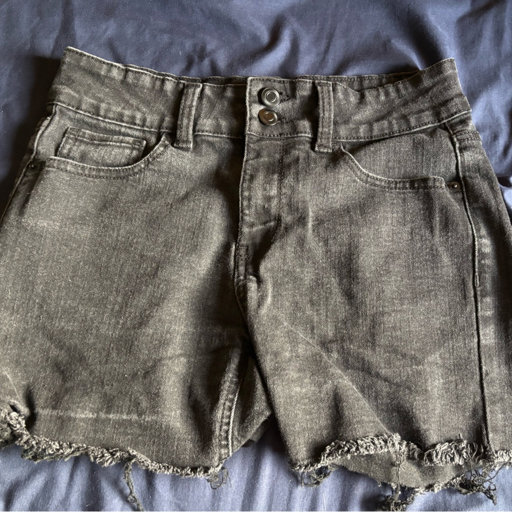 No Boundaries Black Denim Shorts